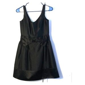 Classic little black dress with bow detail